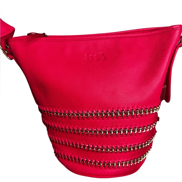 Coach Whiplash Mini Duffle Leather Pink Ruby Shoulder/Crossbody Bag- RARE ✨ - Picture 2 of 14